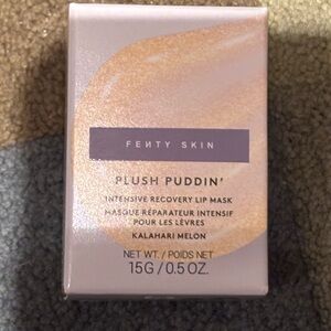 NIB FENTY SKIN Plush Puddin’ Intensive Recovery Lip Mask Kalahari Melon.
